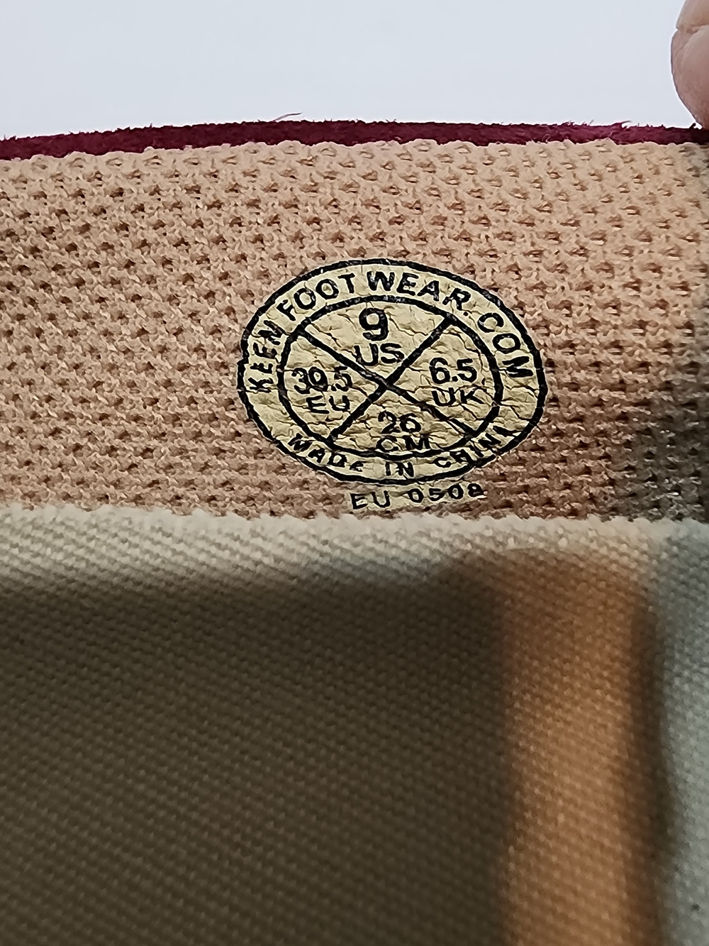 Keen Women’s Burgundy Suede Ballet Flat - Picture 5 of 5
